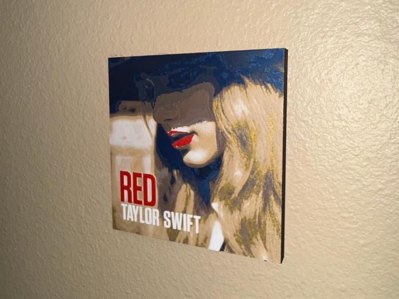 Red by Taylor Swift Album Cover Wall Art