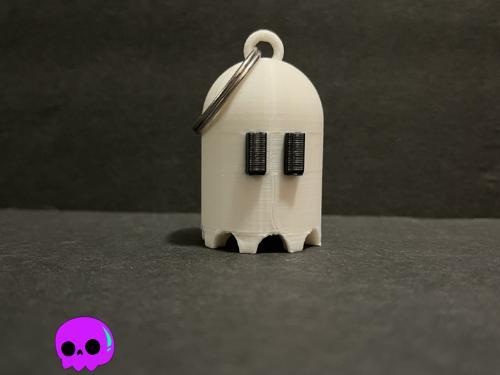 Low Quality Ghost Keychain