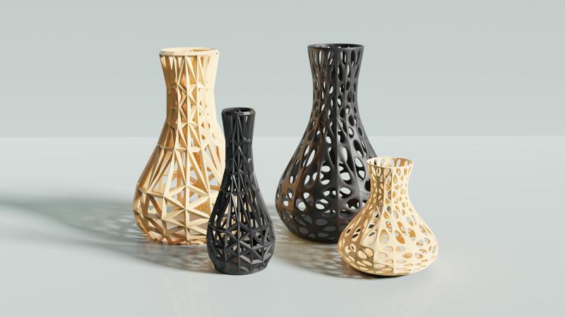 PACK 2 VASE DESIGN VASES