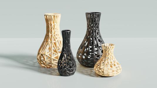 PACK 2 VASE DESIGN VASES