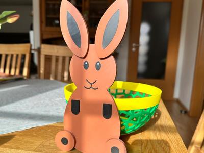 Easter Bunny with Bowl