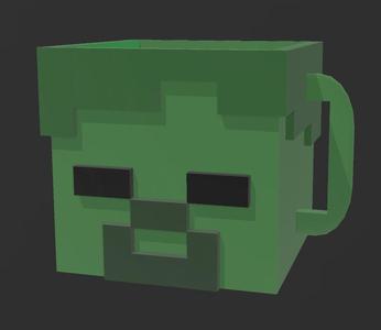 MINECRAFT ZOMBIE HEAD PENCIL HOLDER