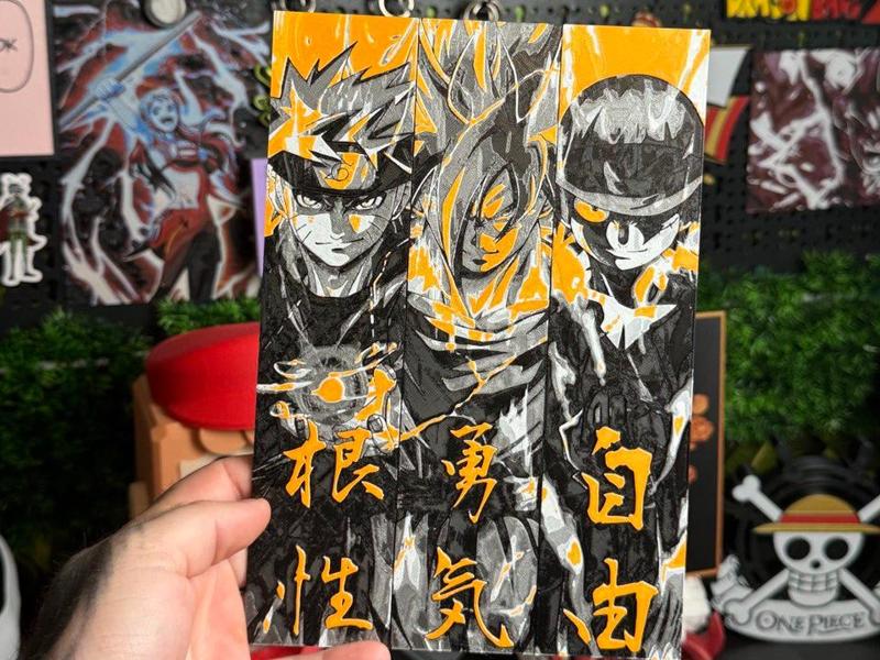 Naruto Luffy Goku Hue Forge