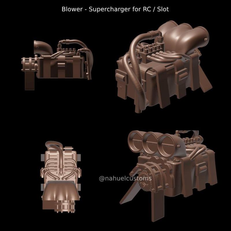 Blower - Supercharger for RC / Slot