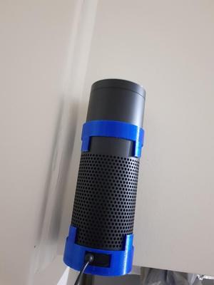 Minimalistic Amazon Echo Plus vertical wall mount