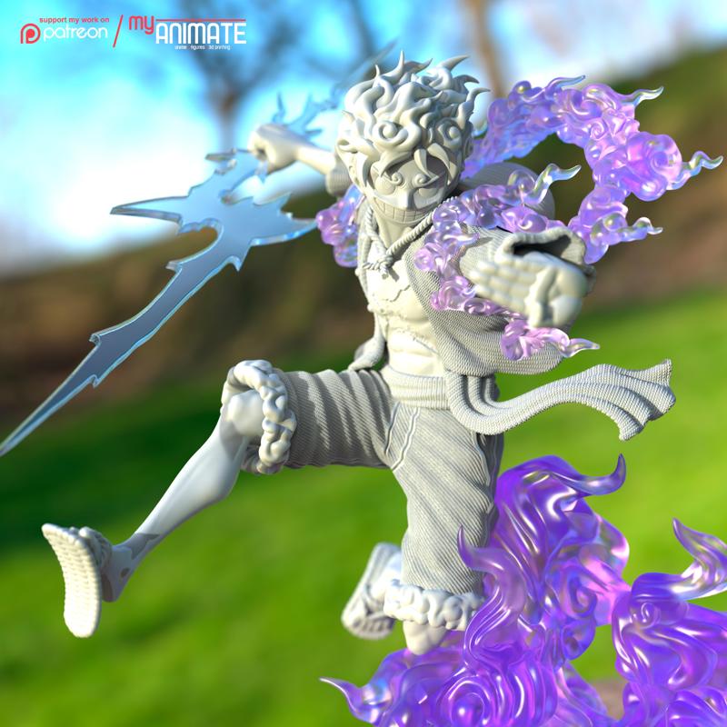 LUFFY NIKA/GEAR5 - 3D PRINTABLE FIGURE