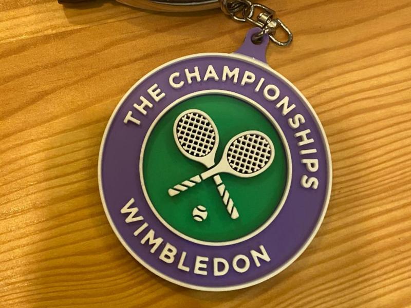 Wimbledon Tennis Keychain