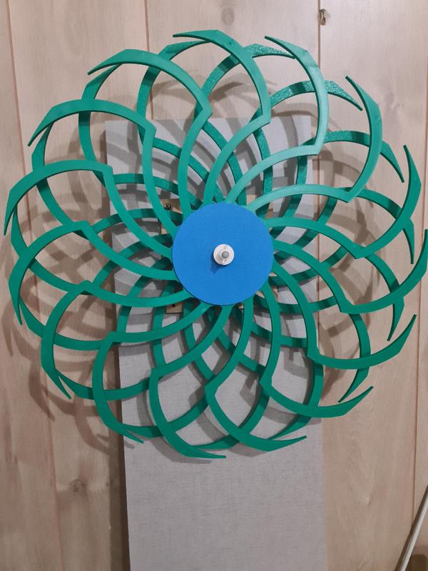 Springy - kinetic wall art
