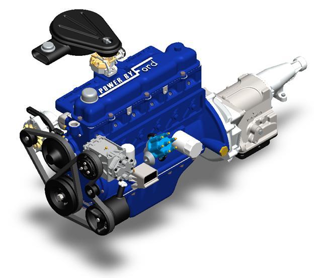 1/24 Scale Ford 300 I6 Motor