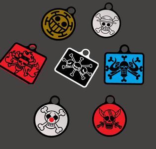 one piece keychain