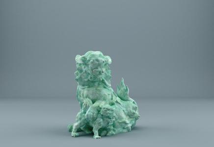 Komainu (Japanese Guardian Lion) 