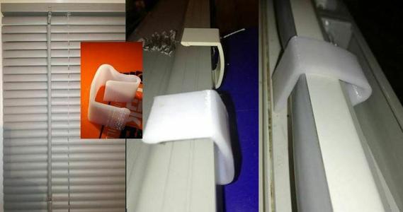 Fixing a Slat Blind Without Drilling (For fun ...see description for details)