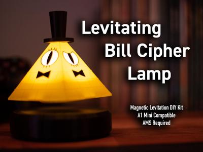 Bill Cipher Levitating Lamp