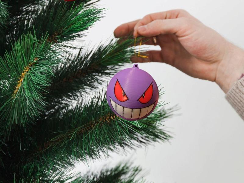 Pokemon Christmas ball - Gengar