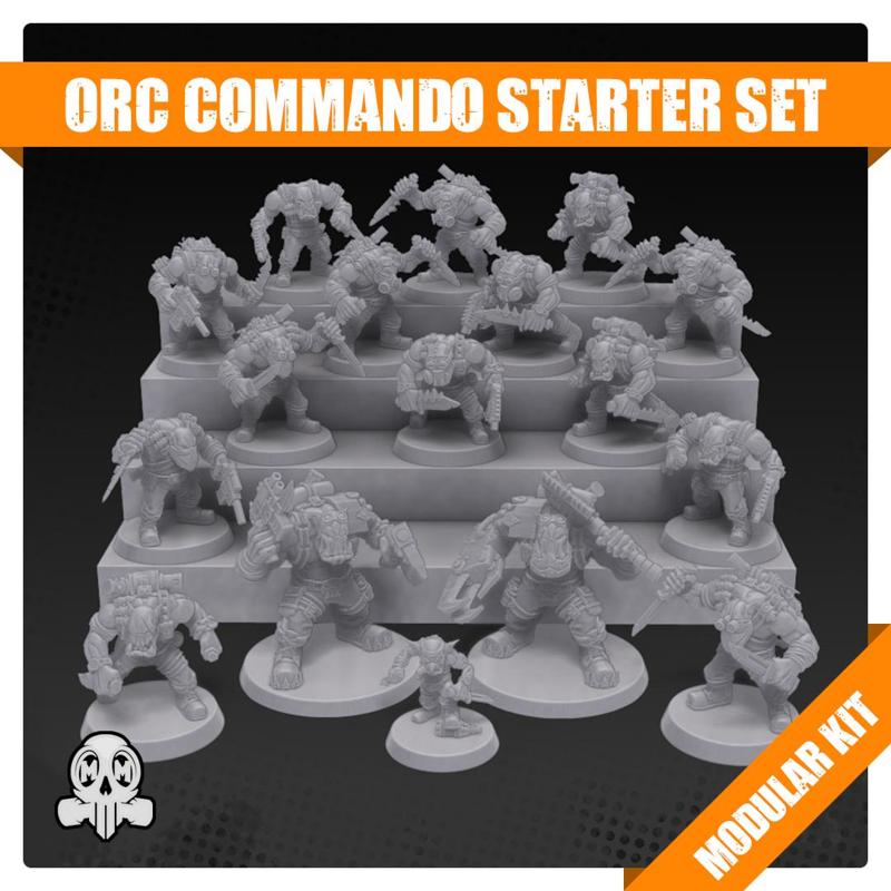 Sci-Fi Orc Commando Starter Set