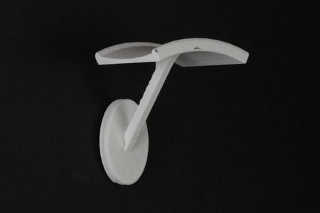 hovering Headphonestand with cablemanegement