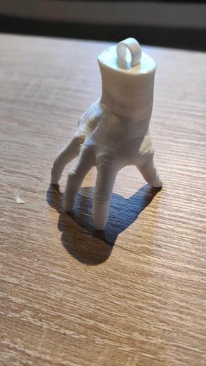 Addams Family Hand and Key Ring