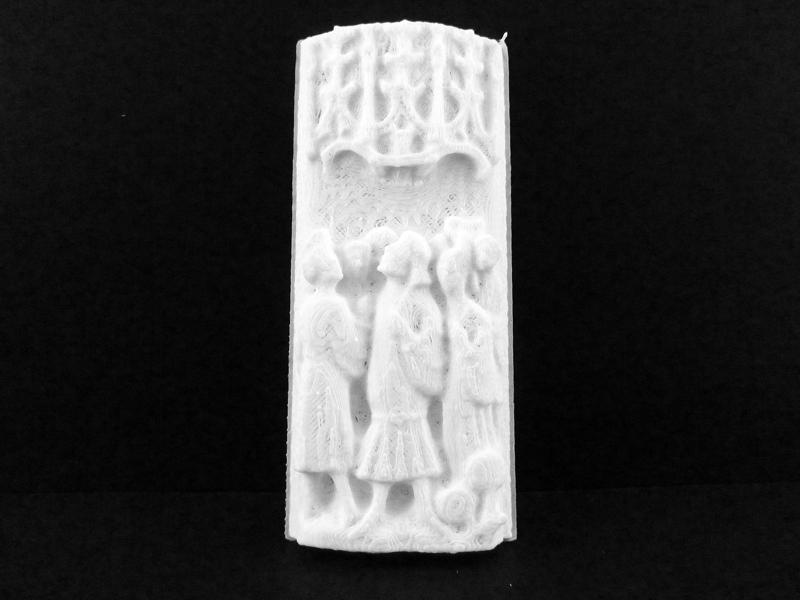 Panel depicting The Last Judgement at The British Museum, London