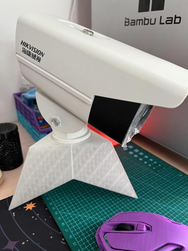 Outdoor surveillance camera tripod