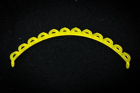 Hollow Lace Necklace, Round-Frame