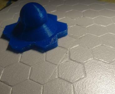 Hexagon grid stamp (Gloomhaven crafts etc)