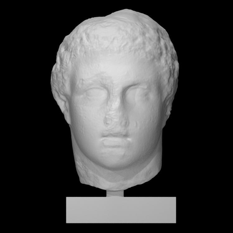 Greek marble head of a youth