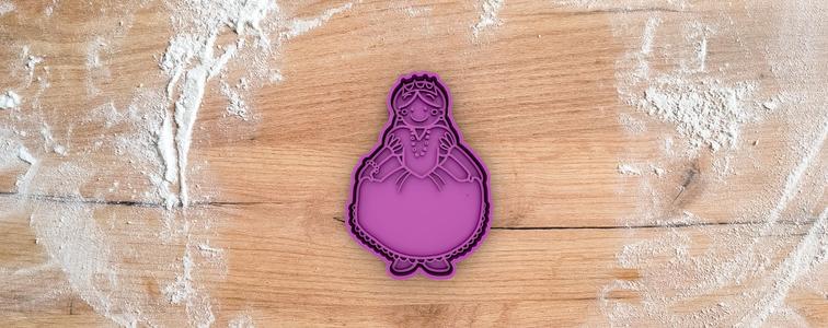 Princess cookie cutter from Saint George Day