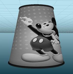 LITHO/ABAT JOUR MICKEY for ceiling