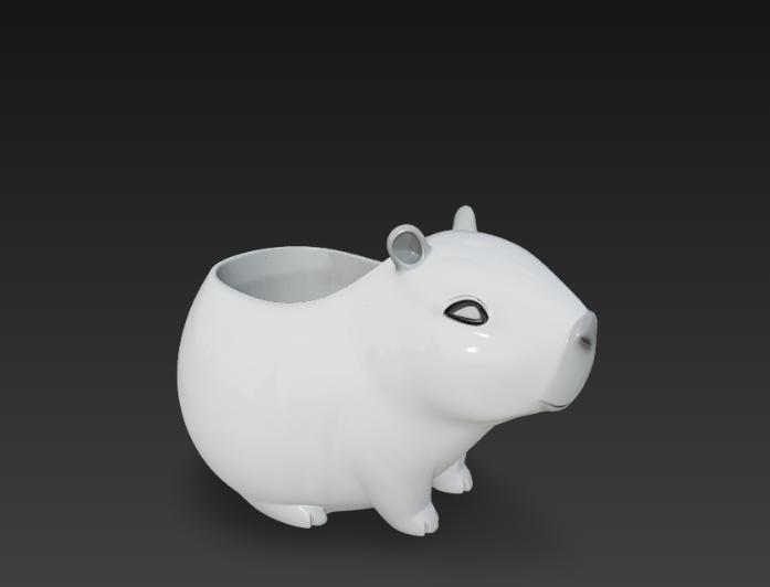 capybara flowerpot mold bowl kawaii