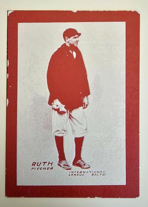 Hueforge Babe Ruth's Rookie Card