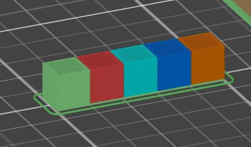 MMU2 filament change test