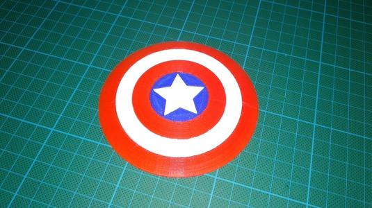 Captain America shield.