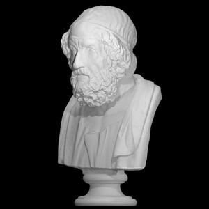 Portrait of Homer, Blind type
