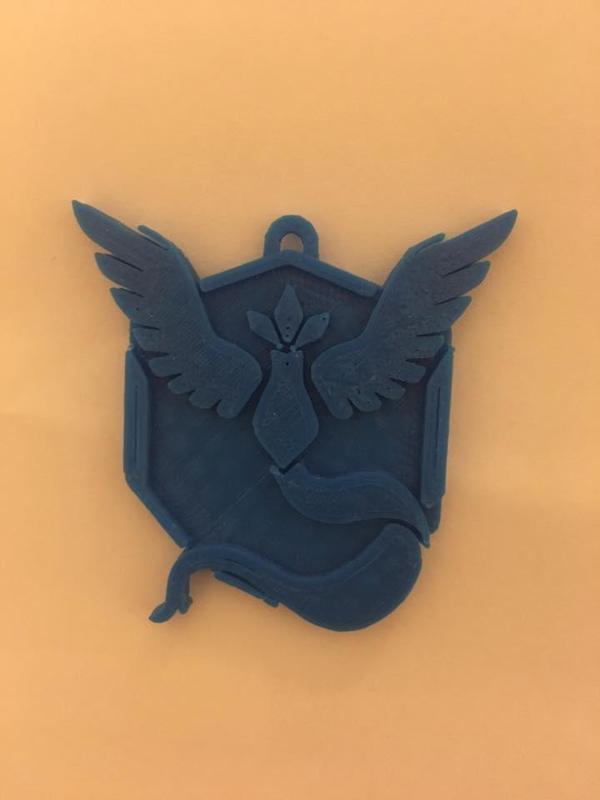 Pokemon Go Team Mystic Pendent Logo