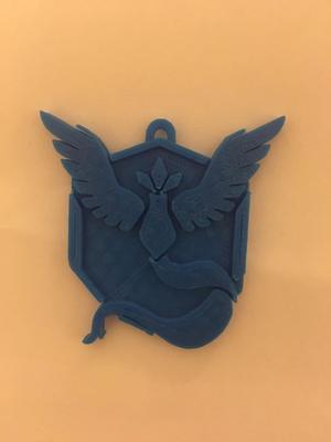 Pokemon Go Team Mystic Pendent Logo
