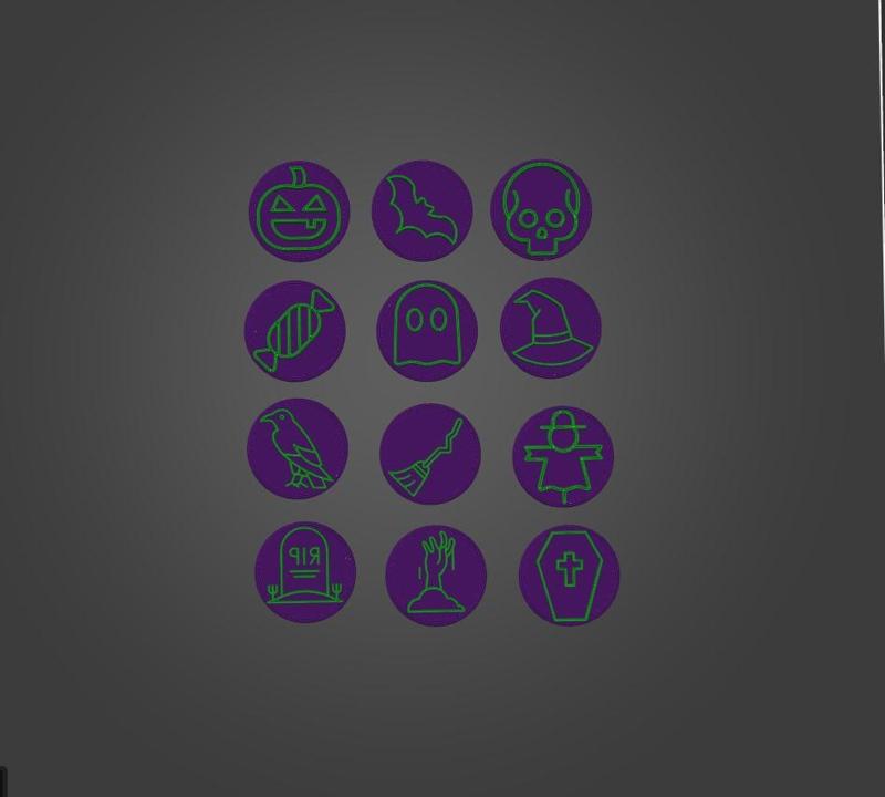 Carimbos de Brigadeiro - Halloween (Brigadeiro Stamp Halloween)