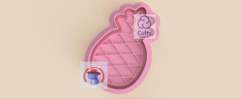 Pineapple cookie cutter (Pineapple cookie cutter)