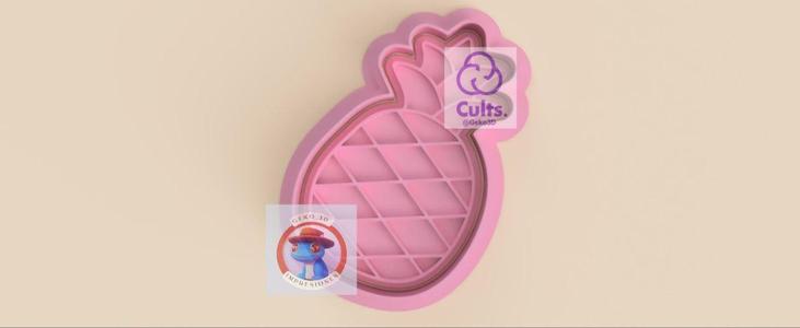 Pineapple cookie cutter (Pineapple cookie cutter)