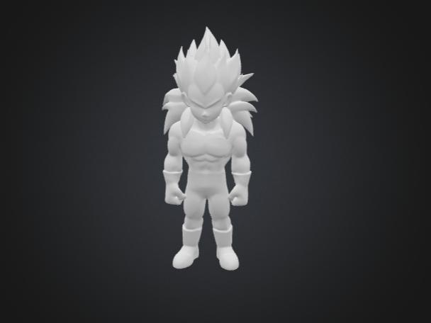 Vegeta Mini Super Saiyan 4 Dragon Ball Z
