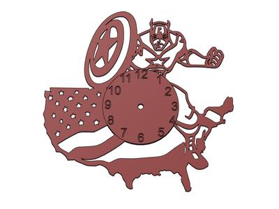 Captain America Clock