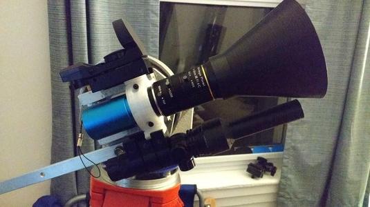 Light shroud for 8-50mm f1.5 3MP IR c mount lens