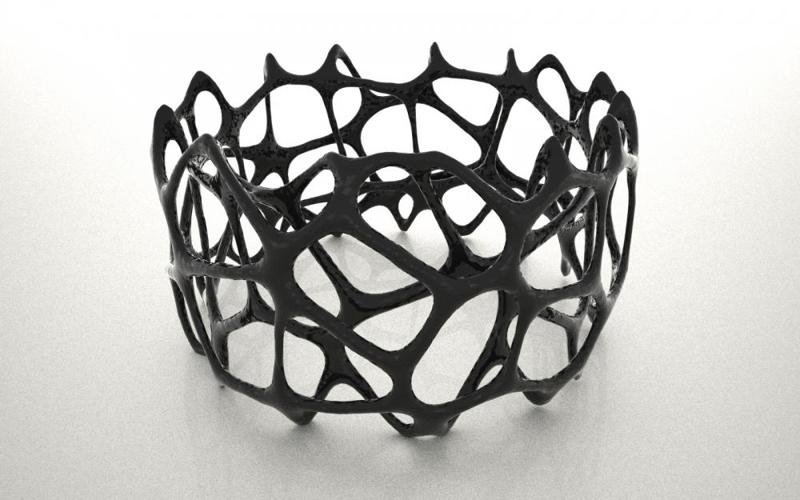 Voronoi Doubleshell Bracelet