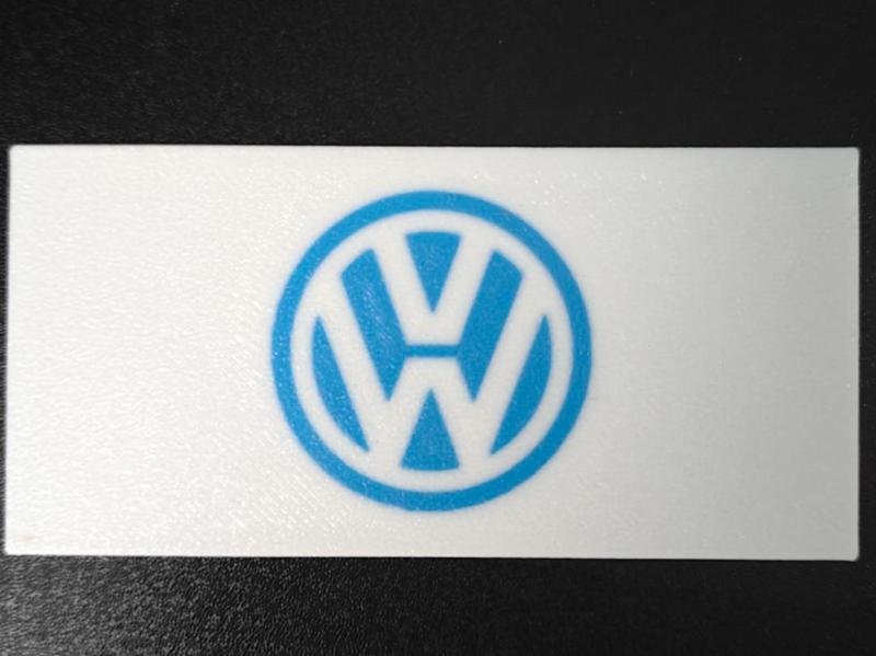 VW Logo Plate thin