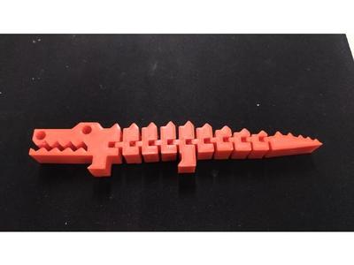 Twists & bends crocodile by orangeteacher