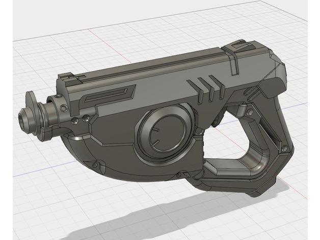 TRACER GUN (overwatch) v2 [solid]