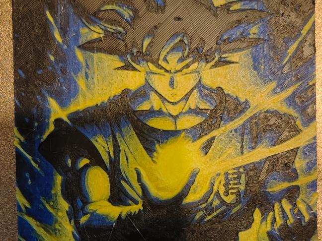 HueForge Goku Dragon Ball