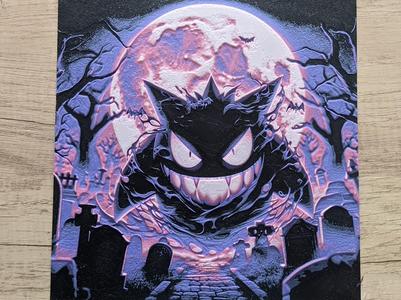 Gengar in the Cemetery ( Hueforge )