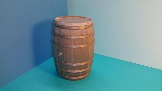 Tonneau - Puzzle - Barrel BORDEAUX - Option Tirelire - Piggy Bank