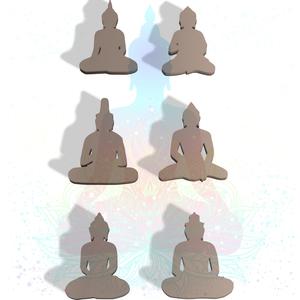 POLYMER CLAY CUTTERS BUDDHAS X6 DESIGNS