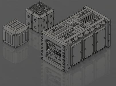 Space Dwarf Crate Scatter
